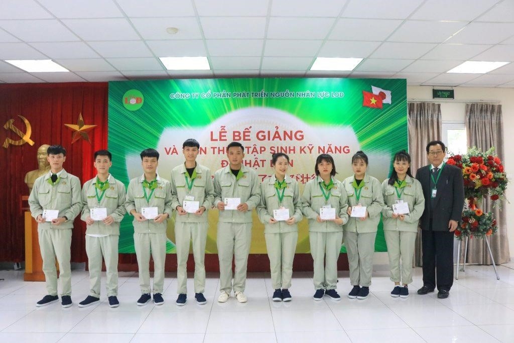 Công ty Xuất khẩu lao động LOD được viết lại như sau: