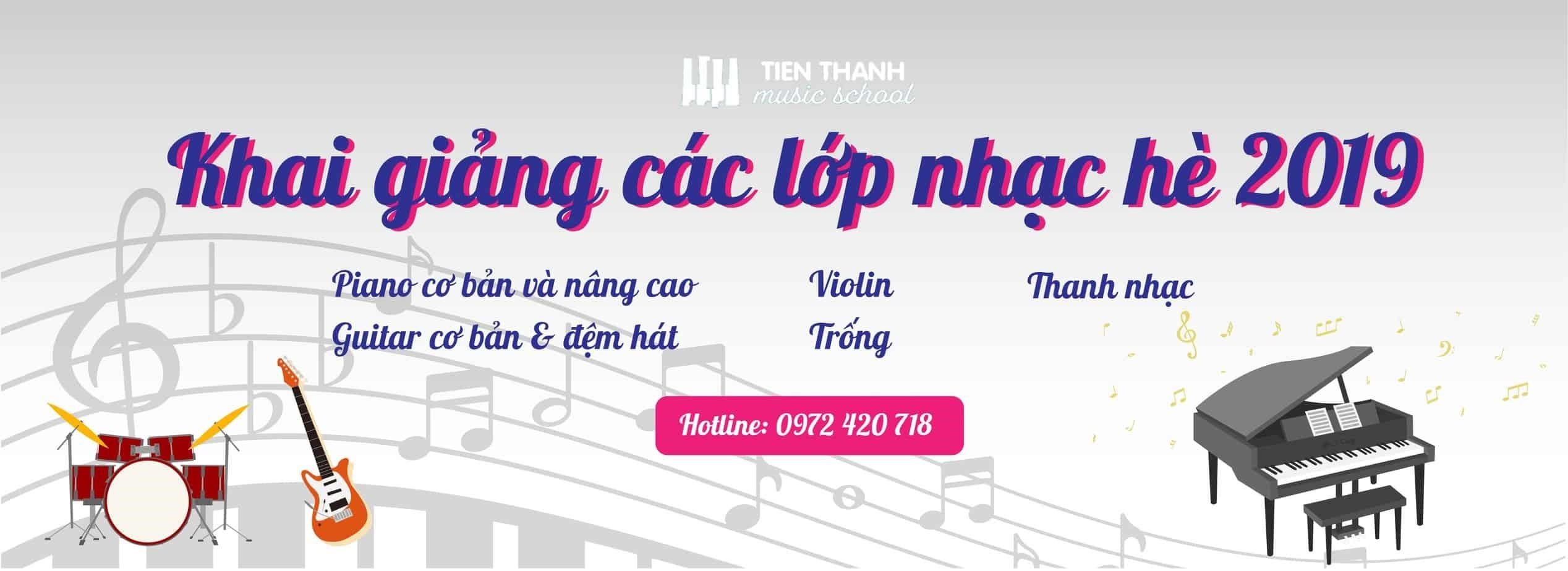 Tiến Thành Music School is a great place for anyone who wants to learn music. With experienced teachers and a wide range of instruments to choose from, students can find the perfect fit for their musical interests. The school offers lessons for beginners and advanced players alike, so everyone can improve their skills and reach their full potential. Plus, the friendly and supportive environment makes learning fun and engaging. If you're looking for a top-notch music education, Tiến Thành Music School is the way to go.