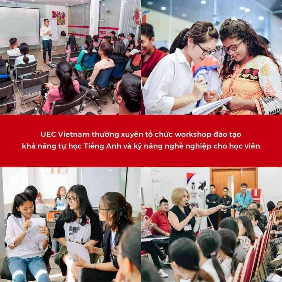 UEC English là một chương trình giáo dục Anh ngữ tại Nhật Bản. Nó được thiết kế để giúp các học sinh phát triển kỹ năng ngôn ngữ Anh và đạt được trình độ tiếng Anh tương đương với các tiêu chuẩn quốc tế. Chương trình bao gồm các bài học về ngữ pháp, từ vựng, đọc, viết và nói, và được giảng dạy bởi các giáo viên có kinh nghiệm và chuyên môn cao. UEC English là một lựa chọn tuyệt vời cho những ai muốn nâng cao kỹ năng tiếng Anh của mình