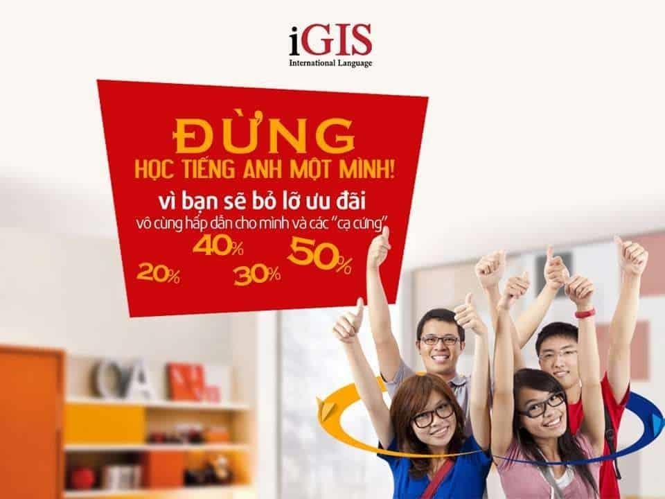 iGIS là một trung tâm ngoại ngữ chuyên về giảng dạy các khóa học tiếng Anh, tiếng Nhật và tiếng Hàn. Tại đây, học viên sẽ được đào tạo bởi các giáo viên có chuyên môn cao và kinh nghiệm trong giảng dạy. iGIS cam kết mang đến cho học viên một môi trường học tập chuyên nghiệp và hiện đại, giúp họ nâng cao kỹ năng ngôn ngữ và trở thành những người thành công trong công việc và cuộc sống.