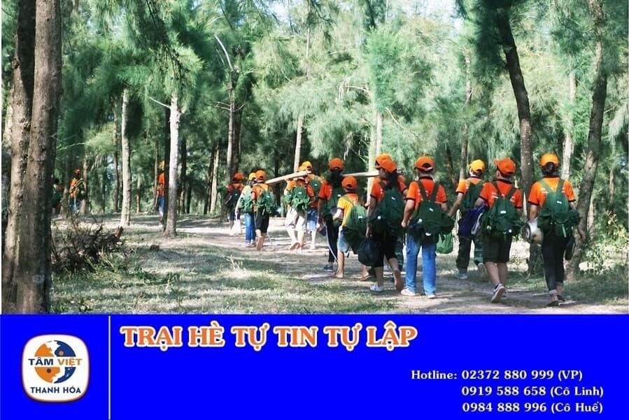 Trại hè Tâm Việt tự tin và tự lập, đang cung cấp cho trẻ em một chương trình đào tạo để giúp họ trở nên tự lập và vững vàng.