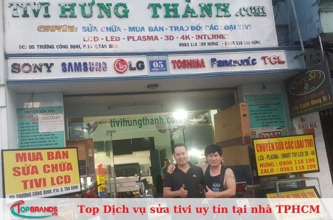 Tivi Thành Hưng là đơn vị cung cấp dịch vụ sửa tivi tại nhà tại TPHCM với độ uy tín cao. Chúng tôi cam kết mang đến cho khách hàng các dịch vụ sửa chữa tivi tốt nhất, đảm bảo chất lượng và hiệu quả. Hãy liên hệ với chúng tôi để được tư vấn và hỗ trợ sửa tivi một cách nhanh chóng, chuyên nghiệp và tiết kiệm chi phí.