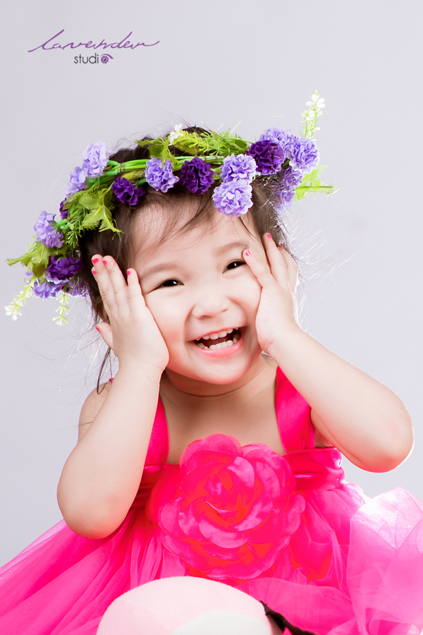 Chụp ảnh chân dung cho bé