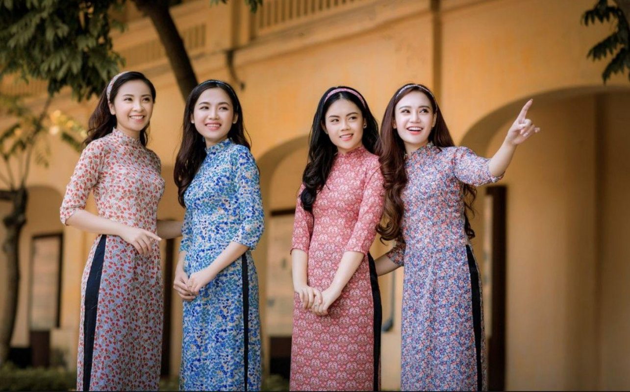 Studio chuyên chụp ảnh áo dài nhóm đẹp và rẻ ở Hà Nội