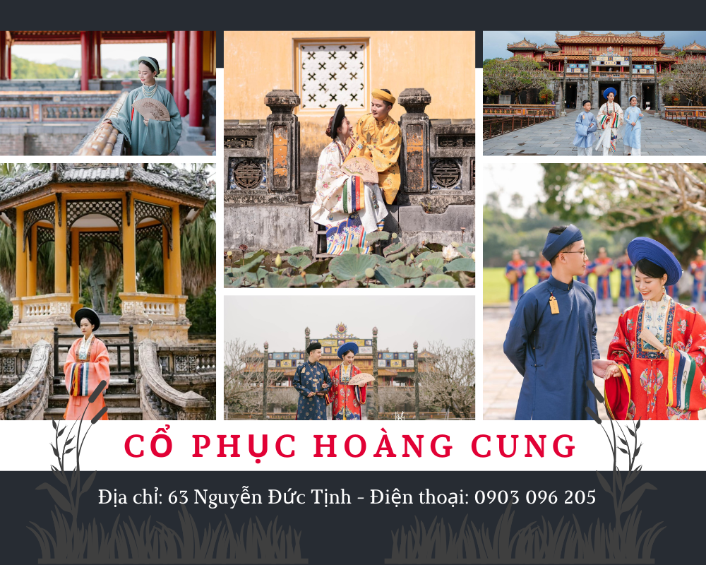 Cho thuê phụ kiện kèm theo áo dài cổ phục ở Huế Cho thuê phụ kiện kèm theo áo dài cổ phục ở Huế