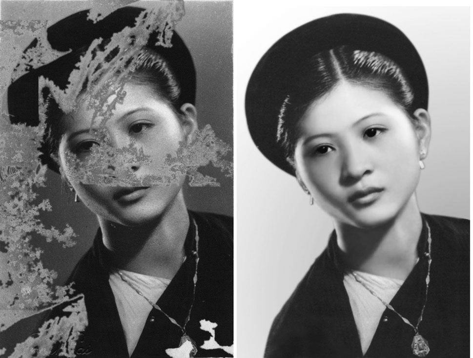 Dịch vụ phục chế ảnh cũ tại Huế mang lại ảnh đẹp tuyệt vời