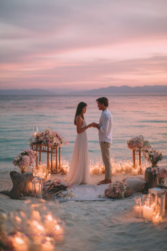 Dịch vụ trang trí cầu hôn toàn quốc của Lavender Wedding Planner