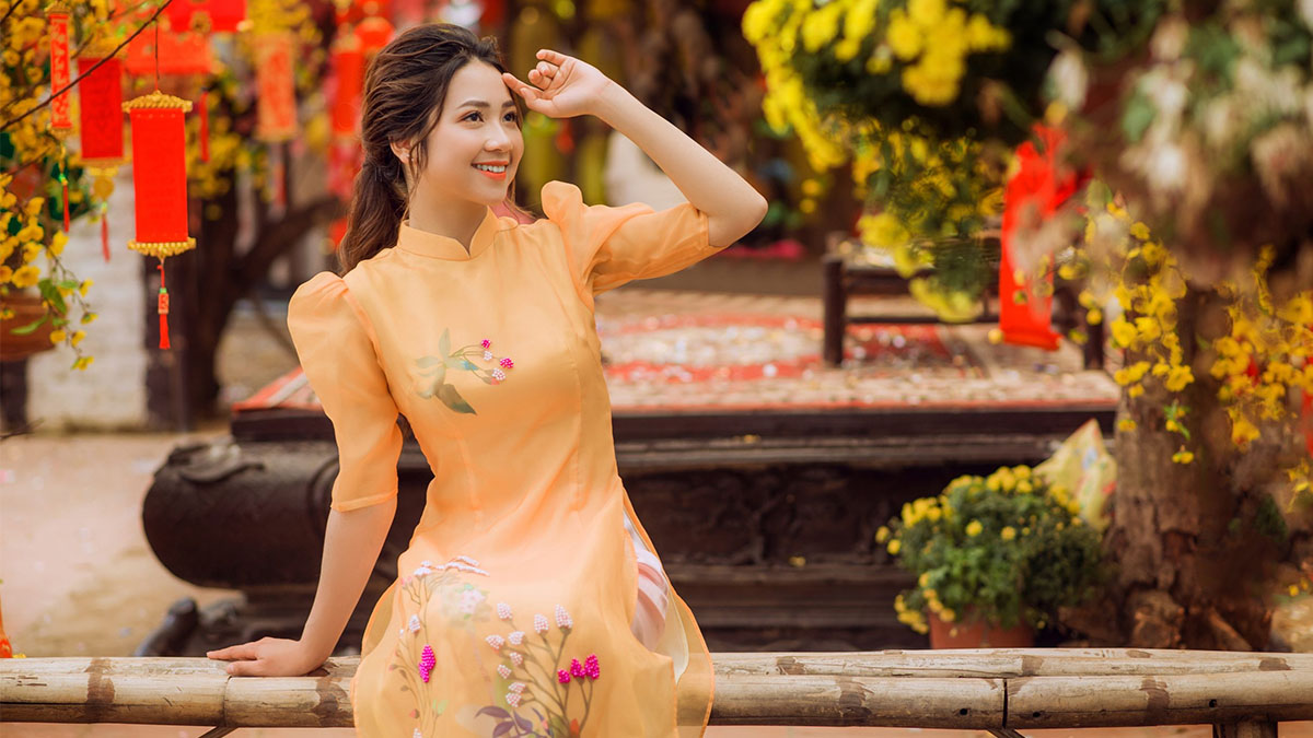 10+ cách tạo dáng chụp ảnh áo dài mùa thu năm 2026